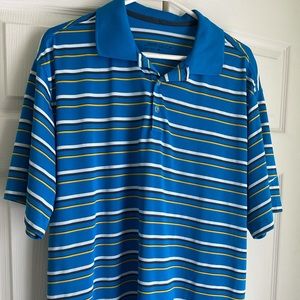 Blue and Yellow Nike Golf Tee Men’s XL LIKE NEW